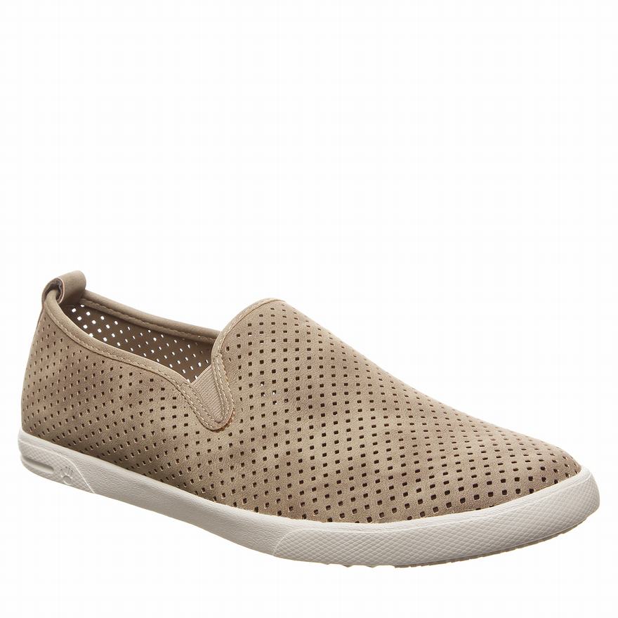 Bearpaw Salamon Slip Ons UK - Men's Shoes Brown ||NFTWAY-704||